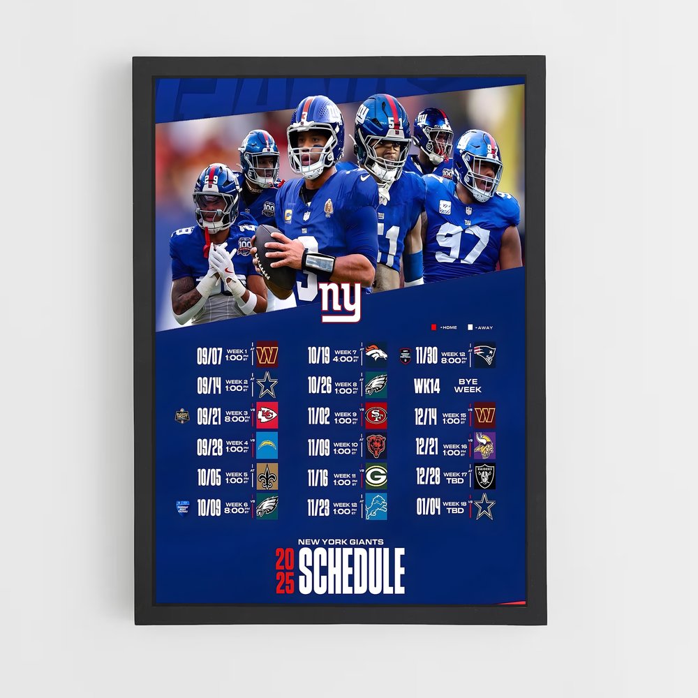 Poster Giants en Route vers la Victoire (vue 2)